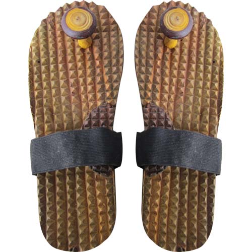Acupressur Khadau Wooden slippers size-5 