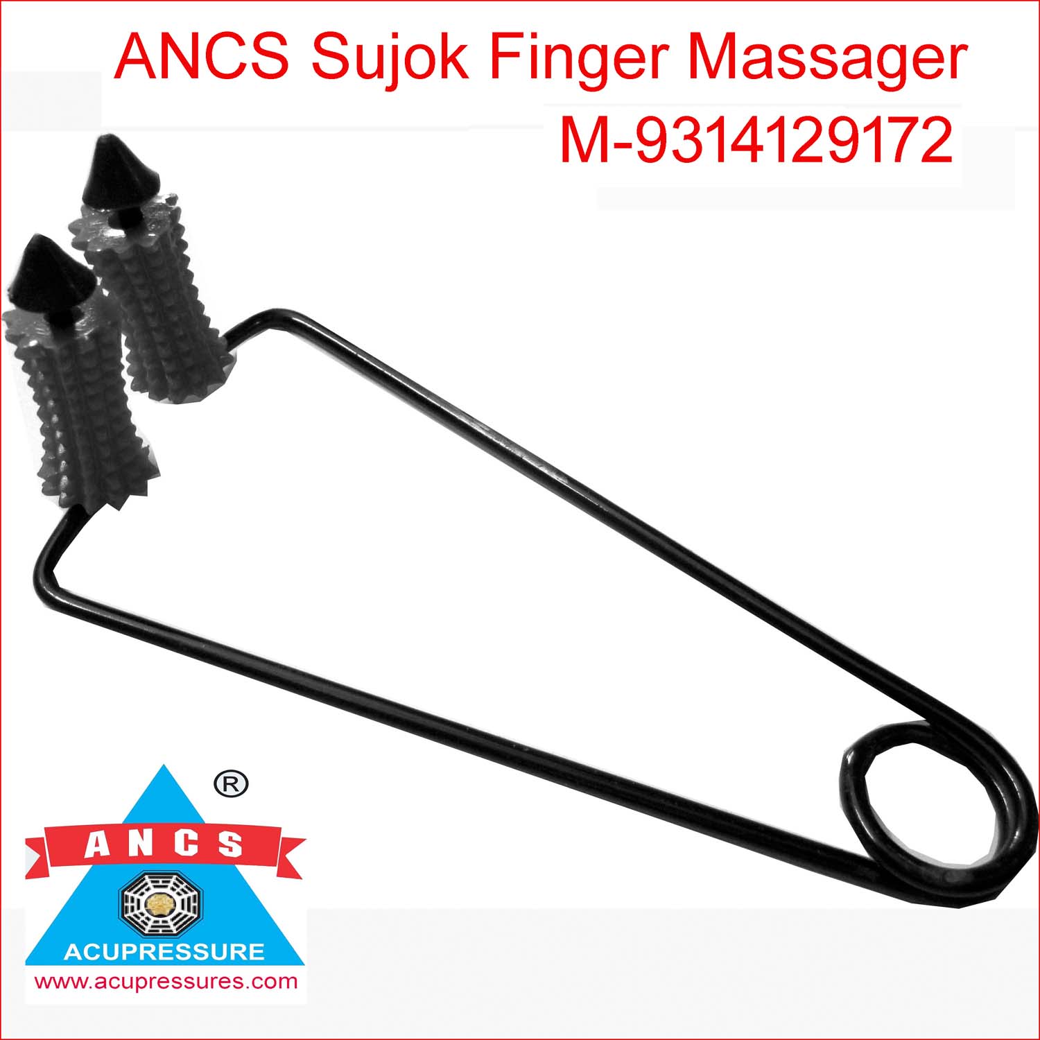 ANCS sujok finger massager Plastic 