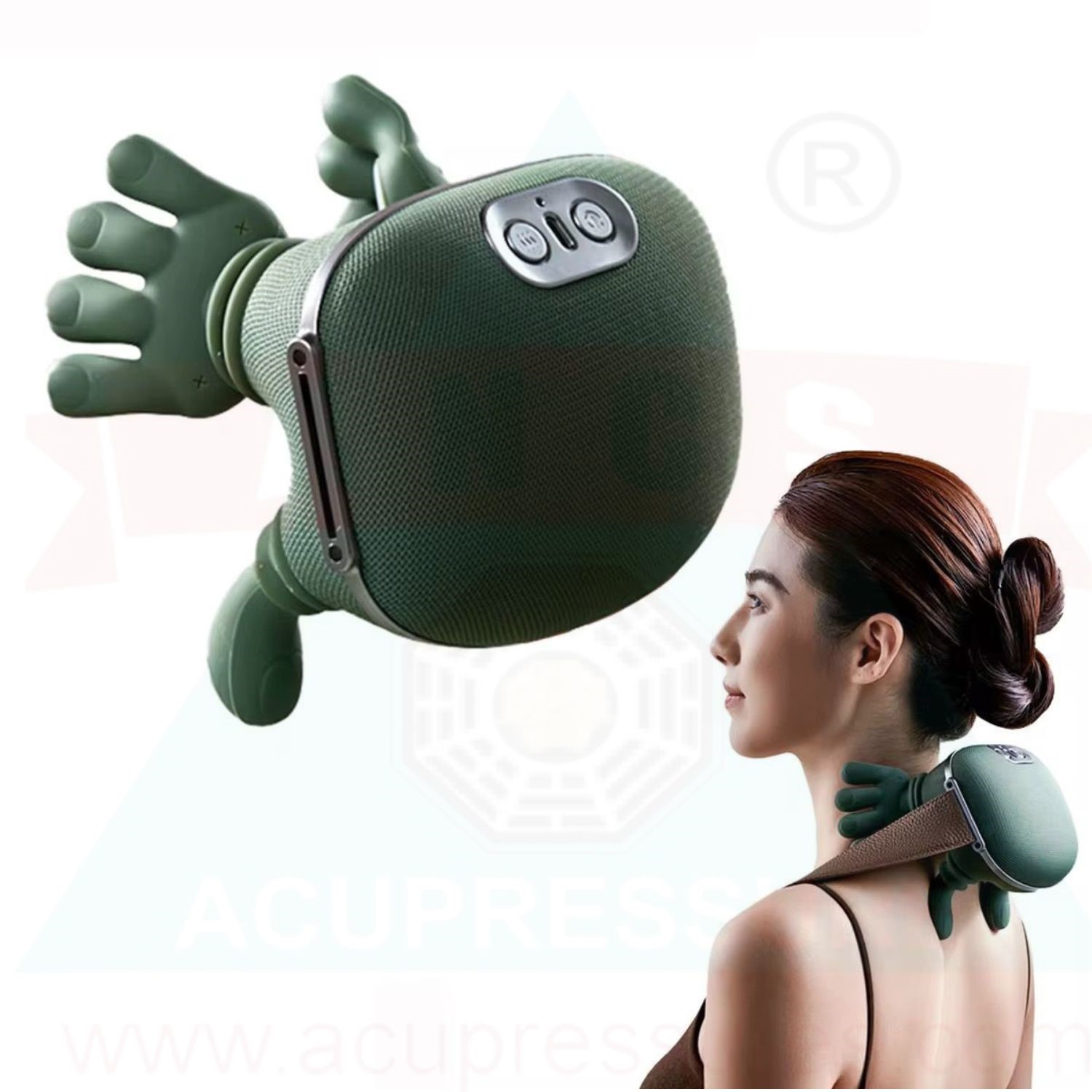 Ancs Rechargeable Kneading Neck Shoulder Massager 