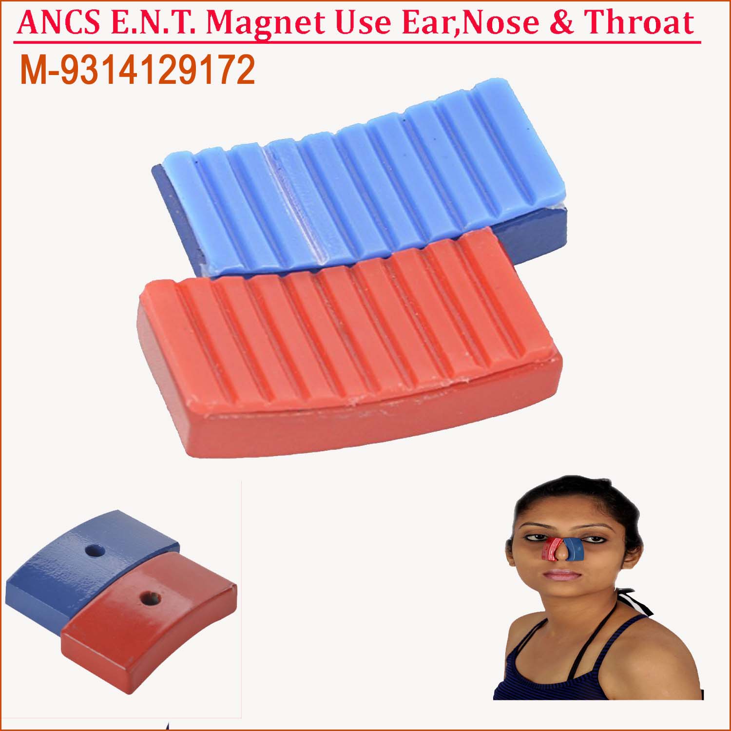 Ancs E.N.T. Magnets Set (Ear, Nose, Throat) 