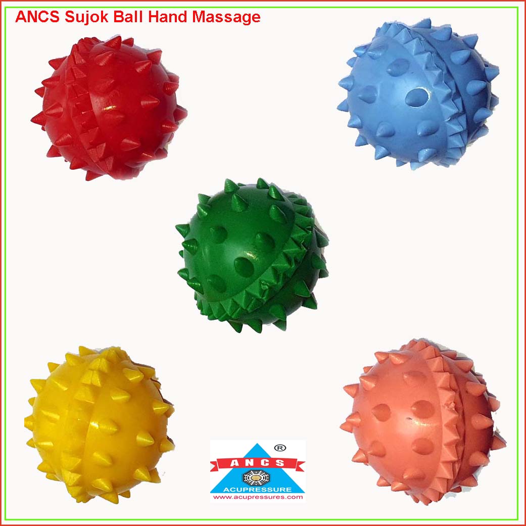 Sujok Ball Colour Plastic (Five pc) 