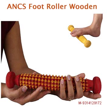 Acupressure Foot Roller - IV Plain Wooden 