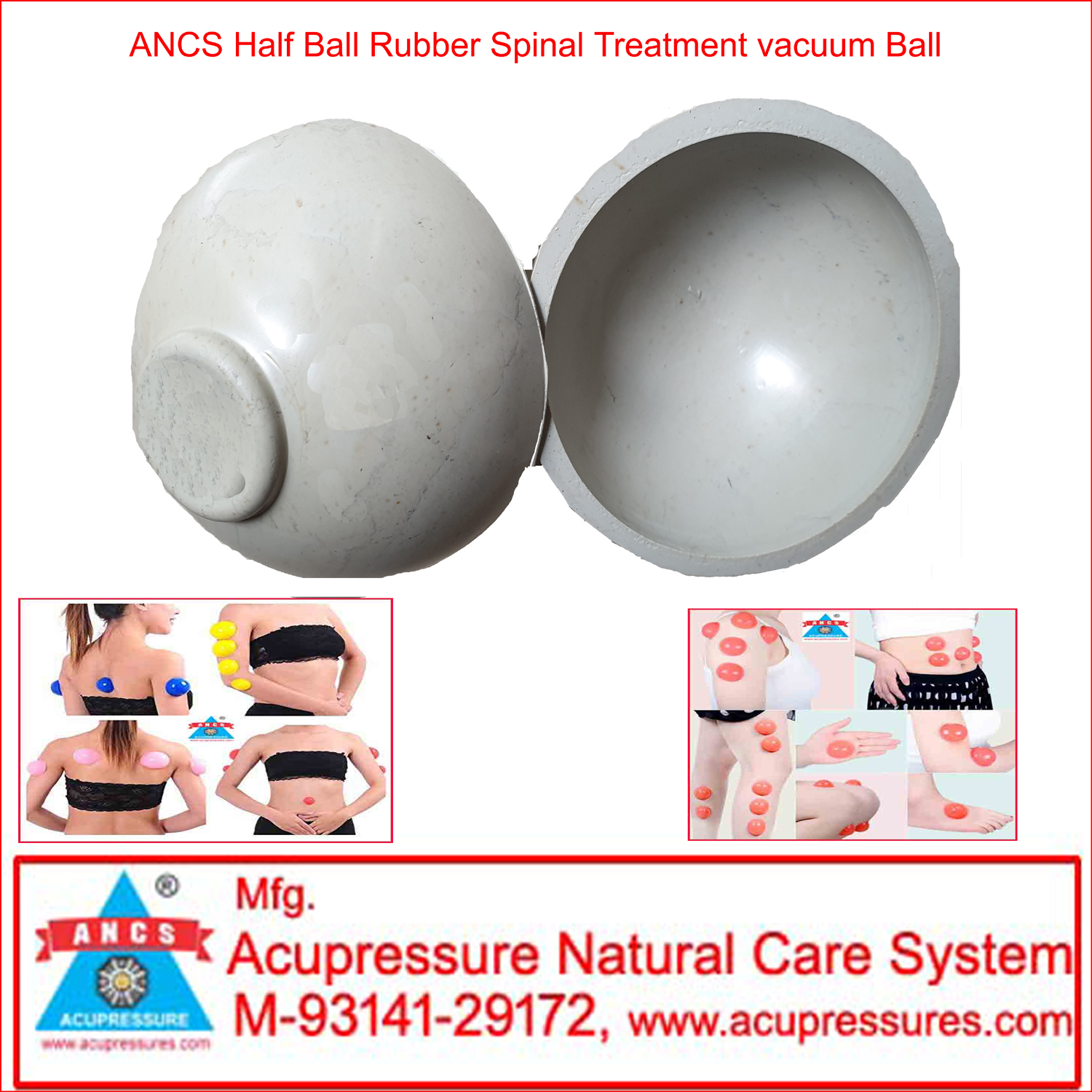 ANCS Vaccum Ball Half Ball (One Pc)