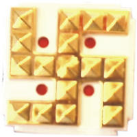 ANCS Pyramid Swastik Golden 