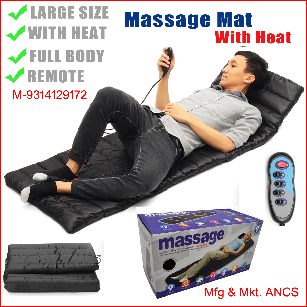 Massage Bed Sheet with Heating 